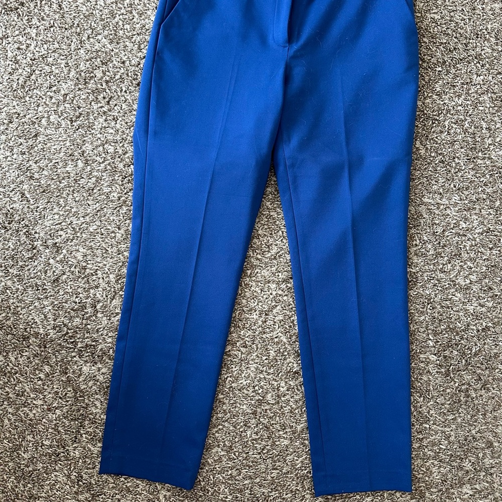 Nicole Miller Women's Blue Cropped Pants